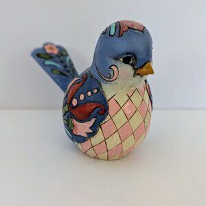 Jim Shore Heartwood Creek Bluebird of Happiness Stone Resin Figure